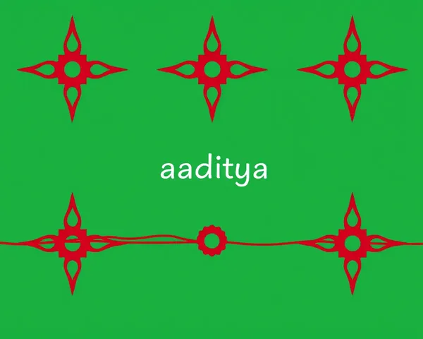 Minimalist Rakhi Wallpaper with Aaditya's Sans-Serif Font