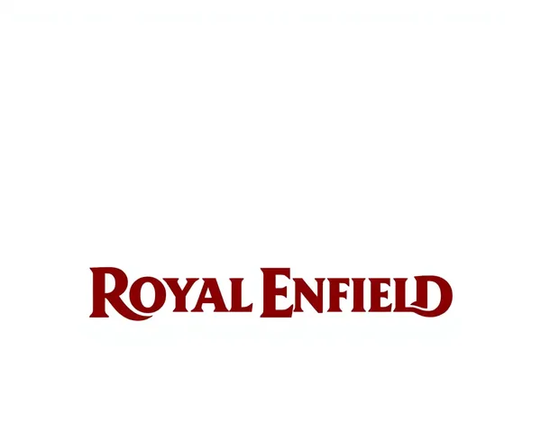Minimalist Royal Enfield Logo Design in Sans-Serif Font.