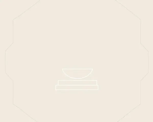 Minimalist Shradhanjali Design with Clean Lines and Negative Space