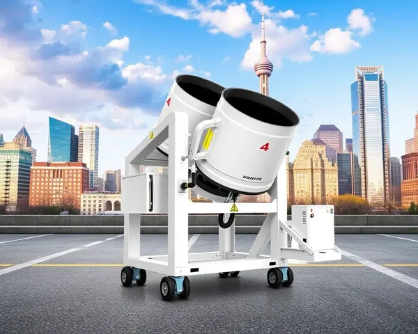 Modern 4 Tower Lift Concrete Mixer Machine Design