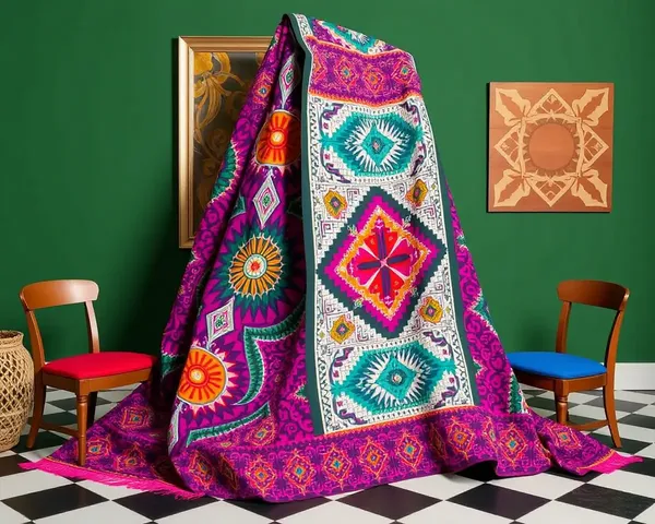 Modern Khakhra Design with Bold Colors and Patterns