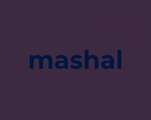 Modern Mashal Logo PNG with Subtle Gradient Effect
