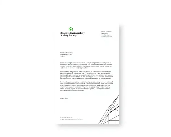 Modern Minimalist Professional Cooperative Housing Society