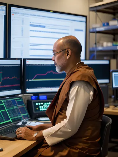 Monk Develops Spiritual Tech in Lab