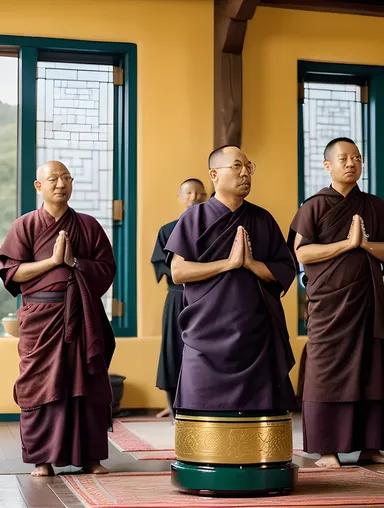 Monks Meditate with AI- Powered Prayer Wheels