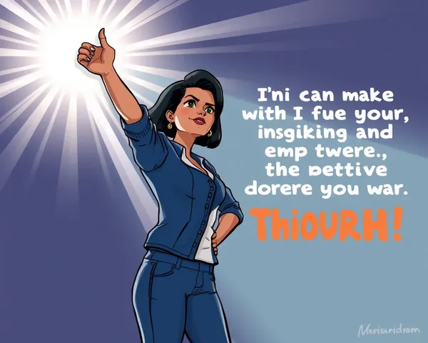Motivational Bhavi Amadar with Determined Expression