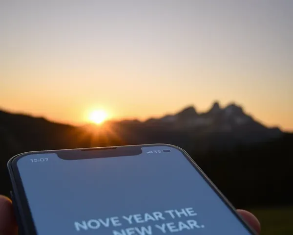 Mountain Sunrise iPhone with Motivational Quote