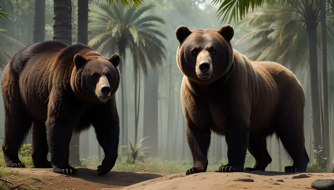 Mowgli Faces Fierce Bear in Jungle Battle