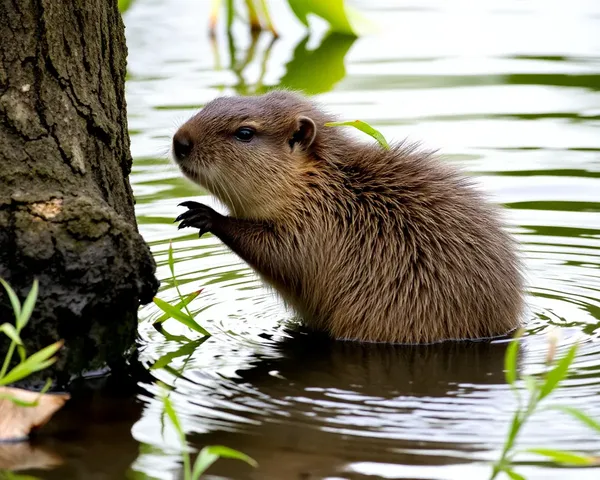 Muskrat Images Captured in Stunning Wildlife Photography