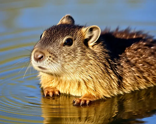 Muskrat Images Showcase Furry Rodent's Adorable Nature