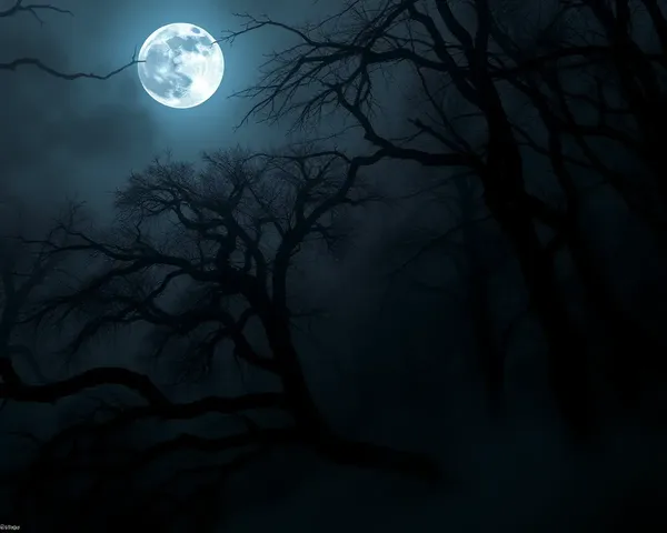 Mysterious Forest Vampire Wallpaper in 4K Resolution