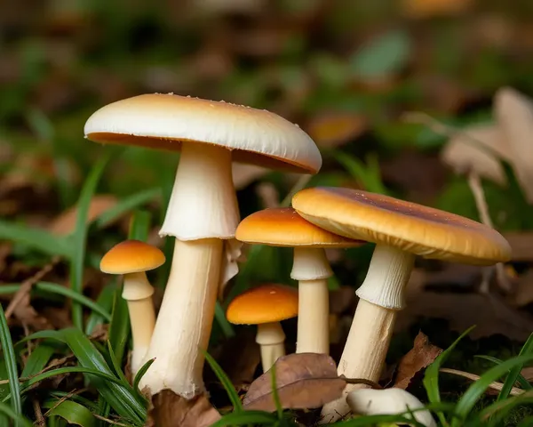 Mysterious Mushroom Images Emerge from the Forest Floor