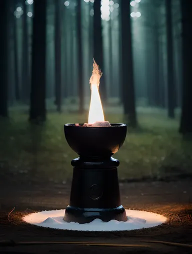 Mysterious Powder Grinding with Pestle and Mortar