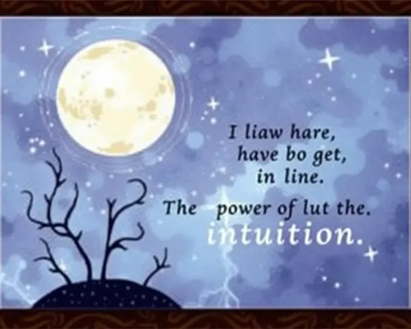 Mystical Astrologer Visiting Card with Moon Illustration Quote