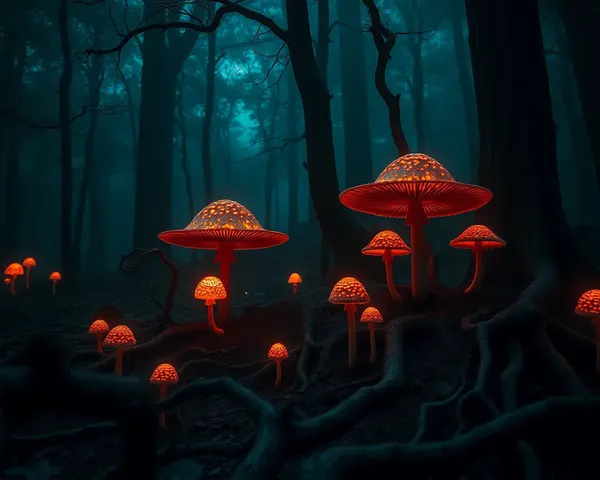 Mystical Forest Vampire Wallpaper in 4K Resolution