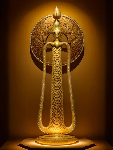 Nagaraja Rises from Lotus Flower Celestial Body