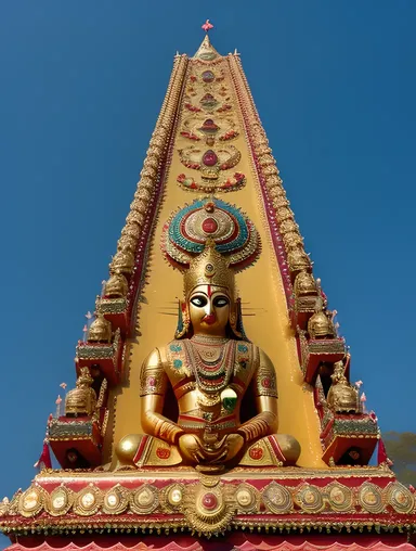 Nagaraja in Majestic Procession with Regal Crown and Scepter