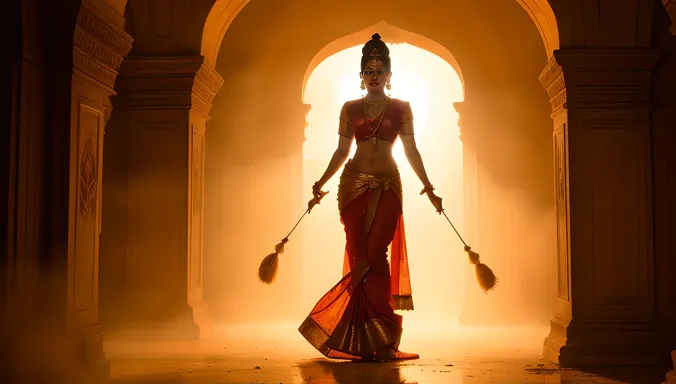Nagavalli's Ghostly Figure Floats Through Walls