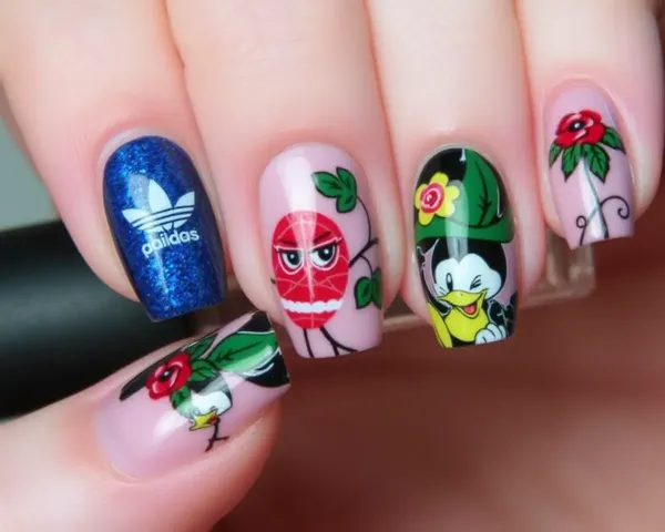 Nail Art Images Display Vibrant Colorful Masterpieces