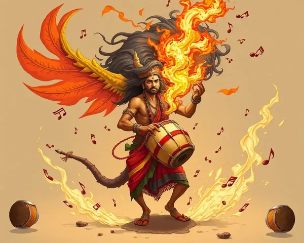 Nasik Dhol Player Transforms into Mythical Creature