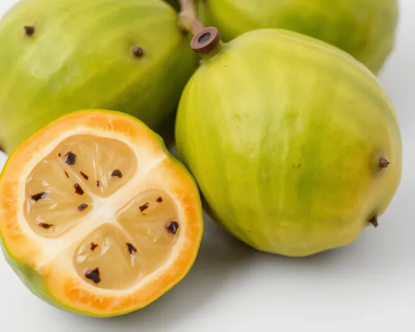 Naspathi Fruit's Vibrant Green Skin and Sweet Insides