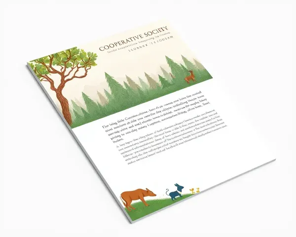 Natural Earthy Forest Illustration Cooperative Housing Society