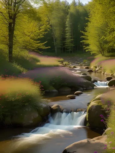 Natural Wallpaper for Windows 10: Peaceful Forest Glade