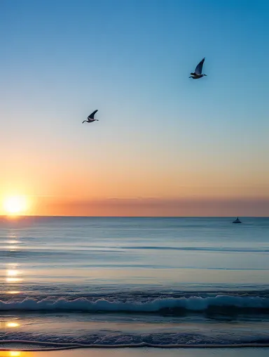 Natural Wallpaper for Windows 10: Stunning Sunset Ocean