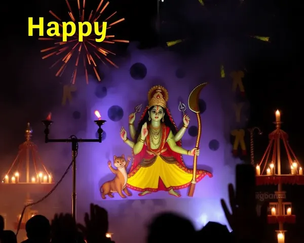 Navaratri Images of Vibrant Colors and Dazzling Lights