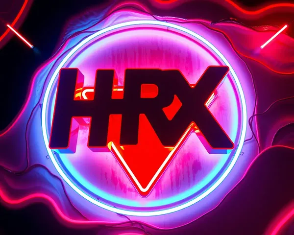 Neon Art Installation HRX Logo