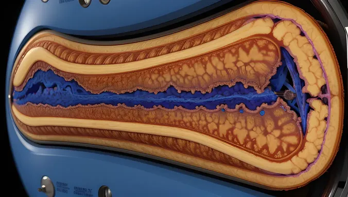Neoplasm Compressing Spinal Cord in MRI Image