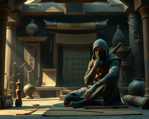 Ninja H2R Sits in Hidden Temple with Ancient Scrolls
