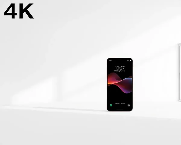 Nothing Phone 1 Minimalist Design with 4K Modern Interior