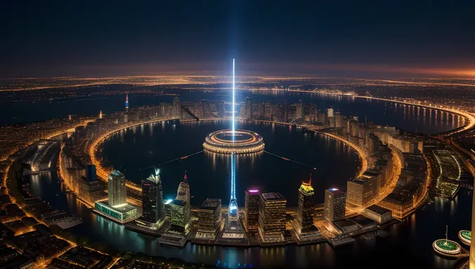 Omnitrix Glows Brightly in Cityscape with Ben's Victory
