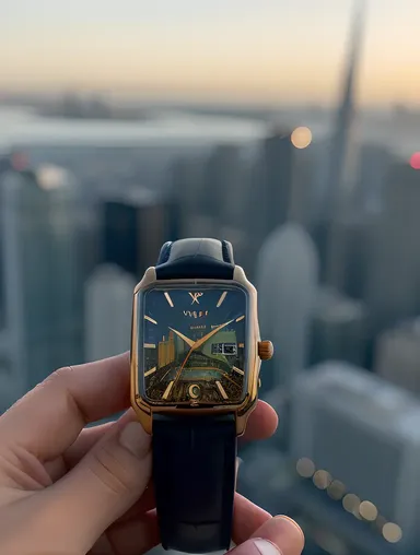 Omnitrix on Ben's Wrist Amid City and Alien Threat