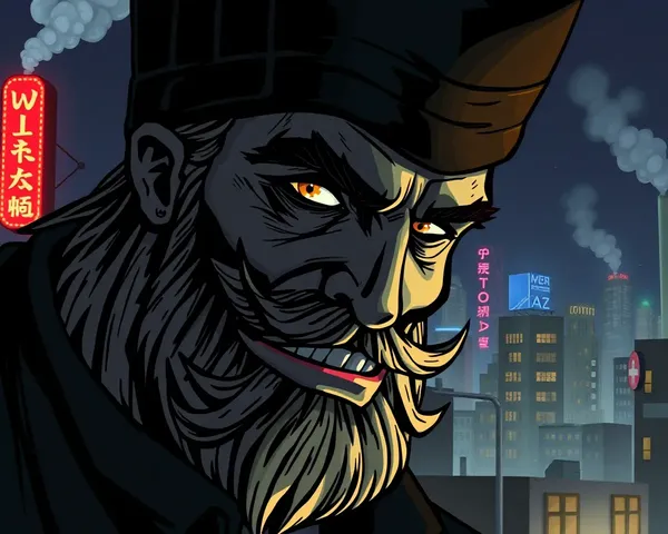 One Piece Whitebeard's Gritty City Portrait