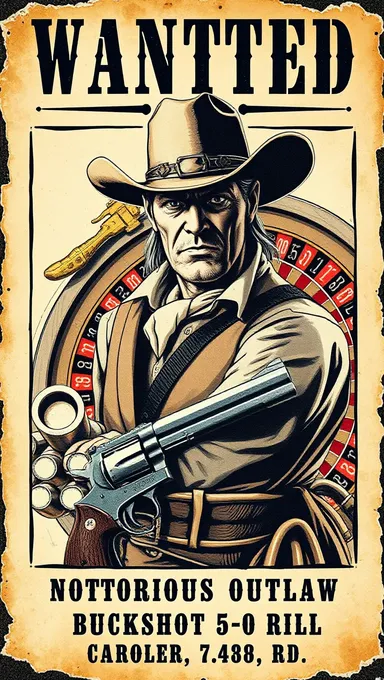 Outlaw with Buckshot and Roulette Wheel