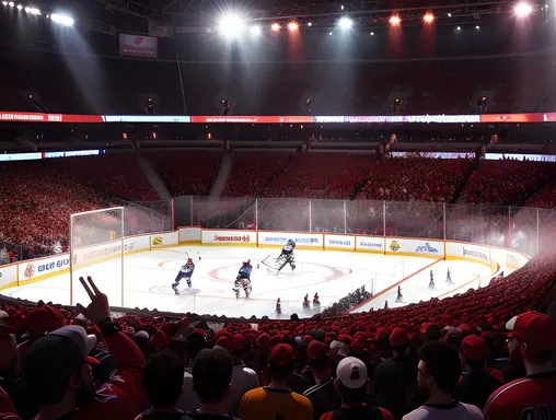 Ovechkin Scores Hat-Trick Goal in Packed NHL Arena