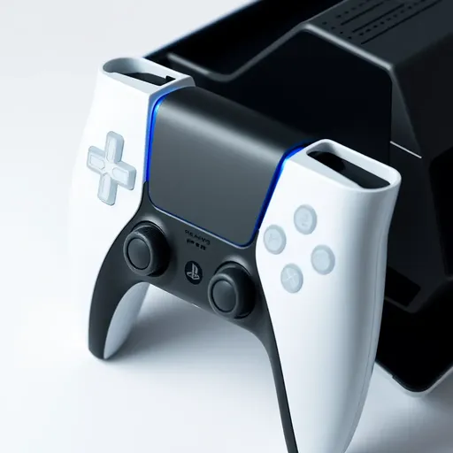 PS5 Pro Console's Sleek and Futuristic Design Unveiled