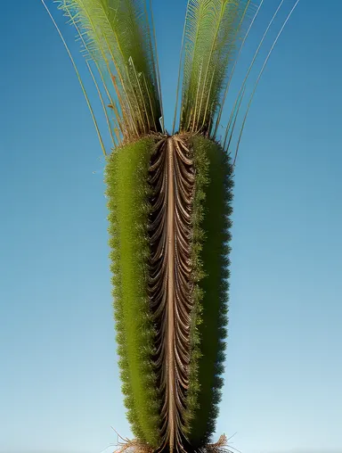 Parasitic Plant's Roots Wrap Around Host Plant's Roots in Symbiotic Images