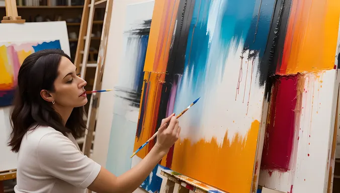 Passionate Artist Brings Vision to Life Unflaggingly
