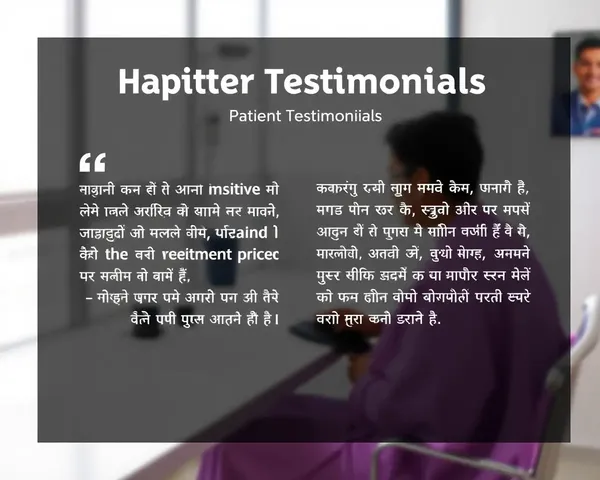 Patient Testimonials Design in Hindi