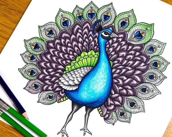 Peacock Drawing Images: A Unique Artistic Expression