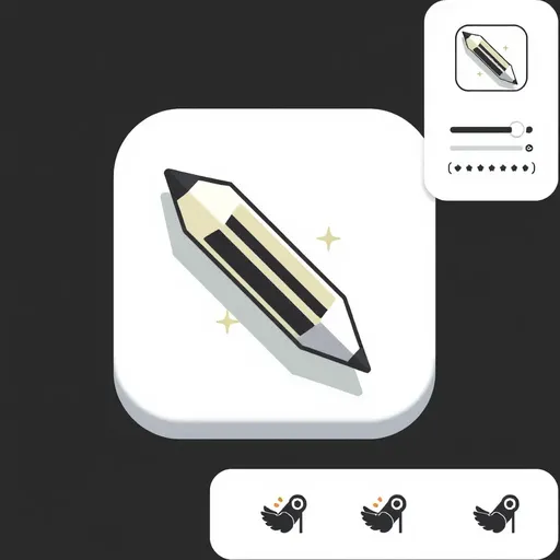 Pencil Icon: A Basic Art Supply