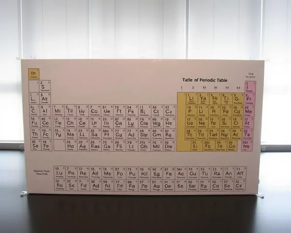 Periodic Table Image with Element Symbols