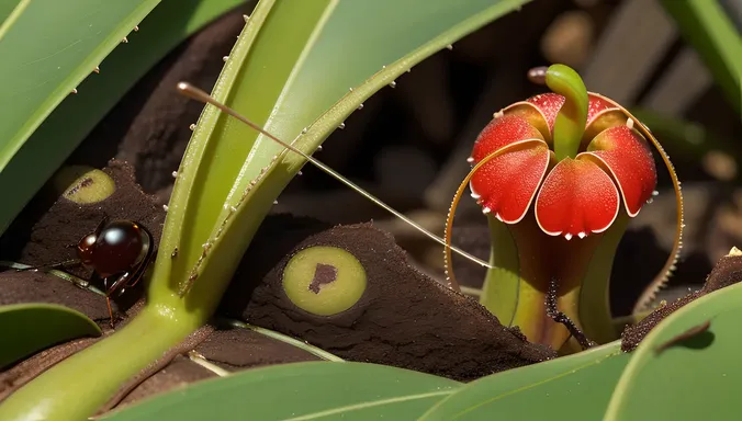 Pitcher Plant: Insects and Plant Symbiosis in Action