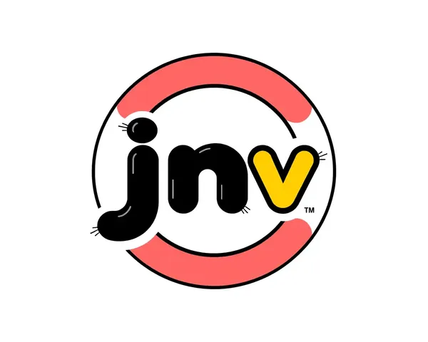Playful JNV Logo PNG: Bright Color Scheme Letters