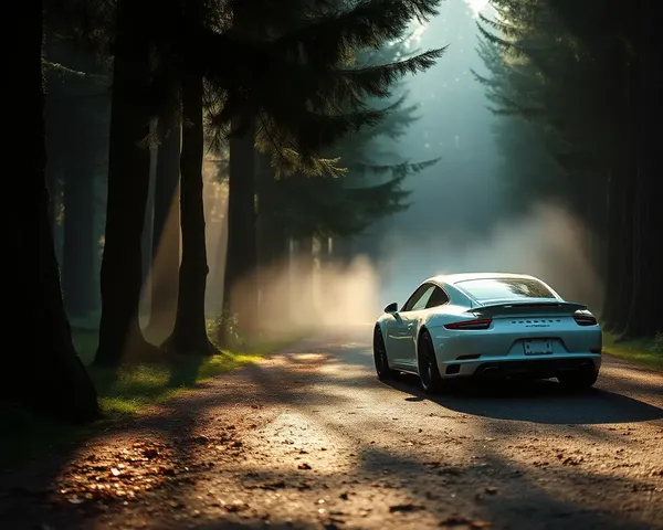Porsche 911 Forest iPhone Wallpaper Peaceful