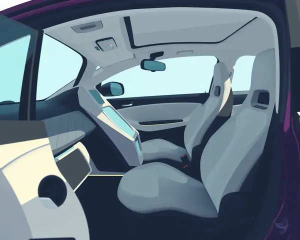 Premium Eeco Car Interior with Ergonomic Design PNG