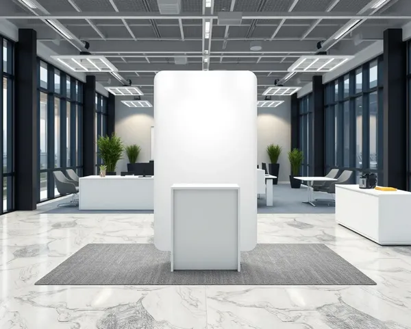 Professional Office Standee Mockup with Free PSD File Download